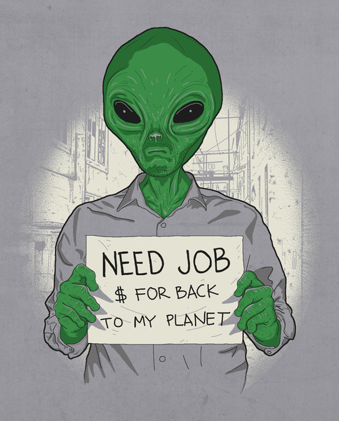 Jobless On Earth by Samalope