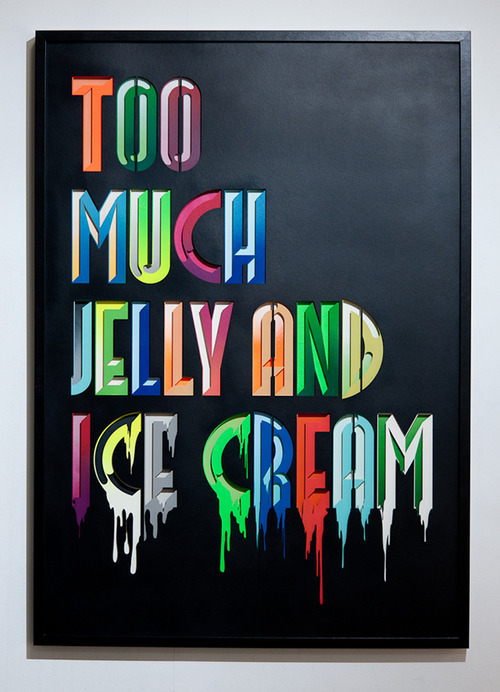 “Too much jelly and ice cream” by Stika.