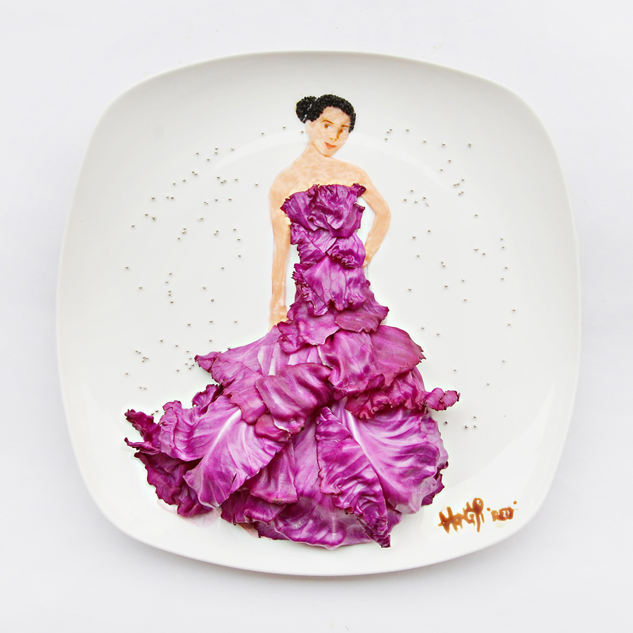 fun and creative food compositions by red hong yi 16 Fun and Creative Food Art by Hong Yi