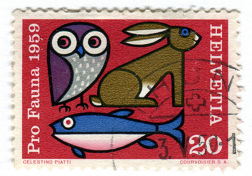 Switzerland Postage Stamp: Pro Fauna