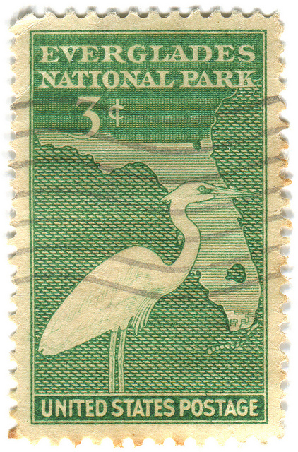 United States postage stamp: Everglades