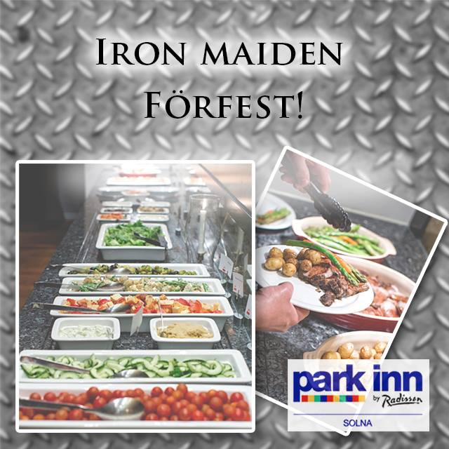 Iron Maden pre-party invitation