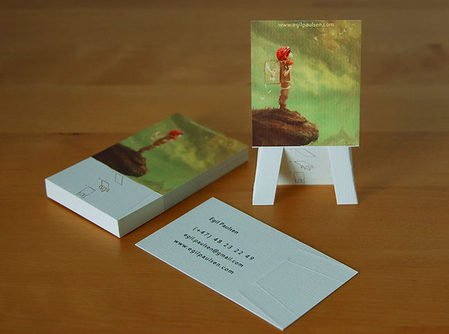 easel pop up stand business cards1 Top 6 Business Card Innovations That You Can Use Today