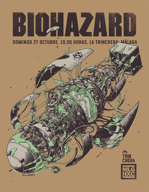 Biohazard Gig Poster