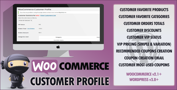 WooCommerce Customer VIP Profile