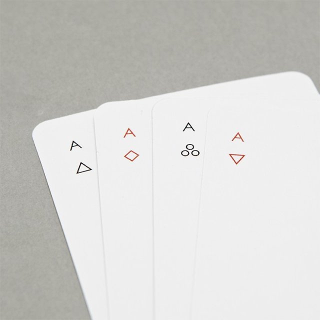Minimalist Iota Playing Cards by Joe Doucet