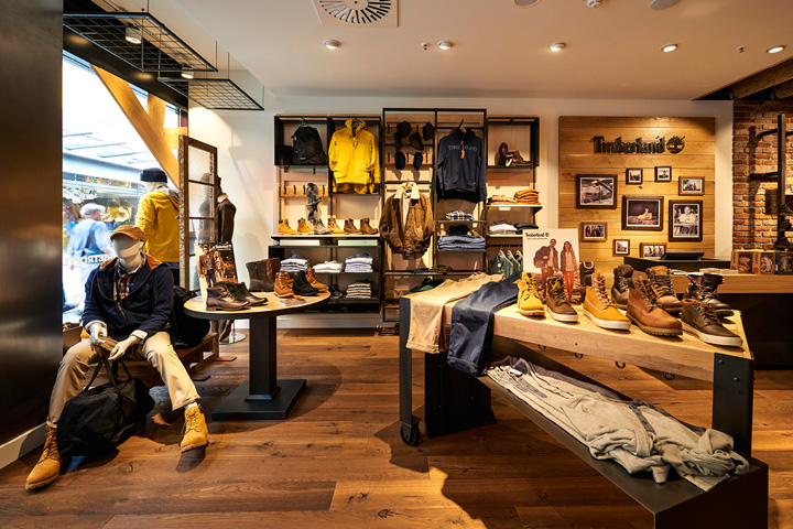 timberland store by arno sulzbach germany 30 Eye Popping Retail Store Layouts
